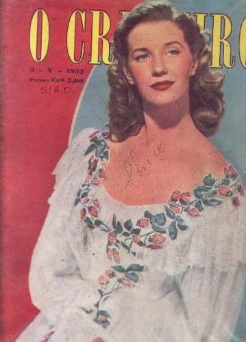 O CRUZEIRO magazine side cover 3 May 1952