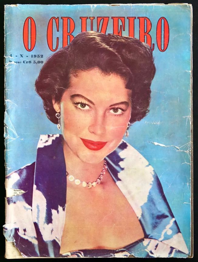 O CRUZEIRO magazine side cover 4 October 1952