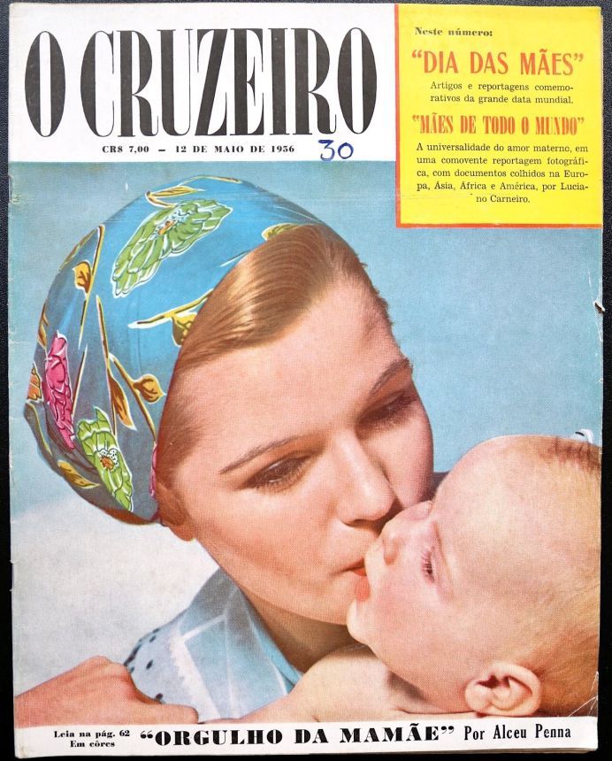 O CRUZEIRO magazine side cover 12 May 1956
