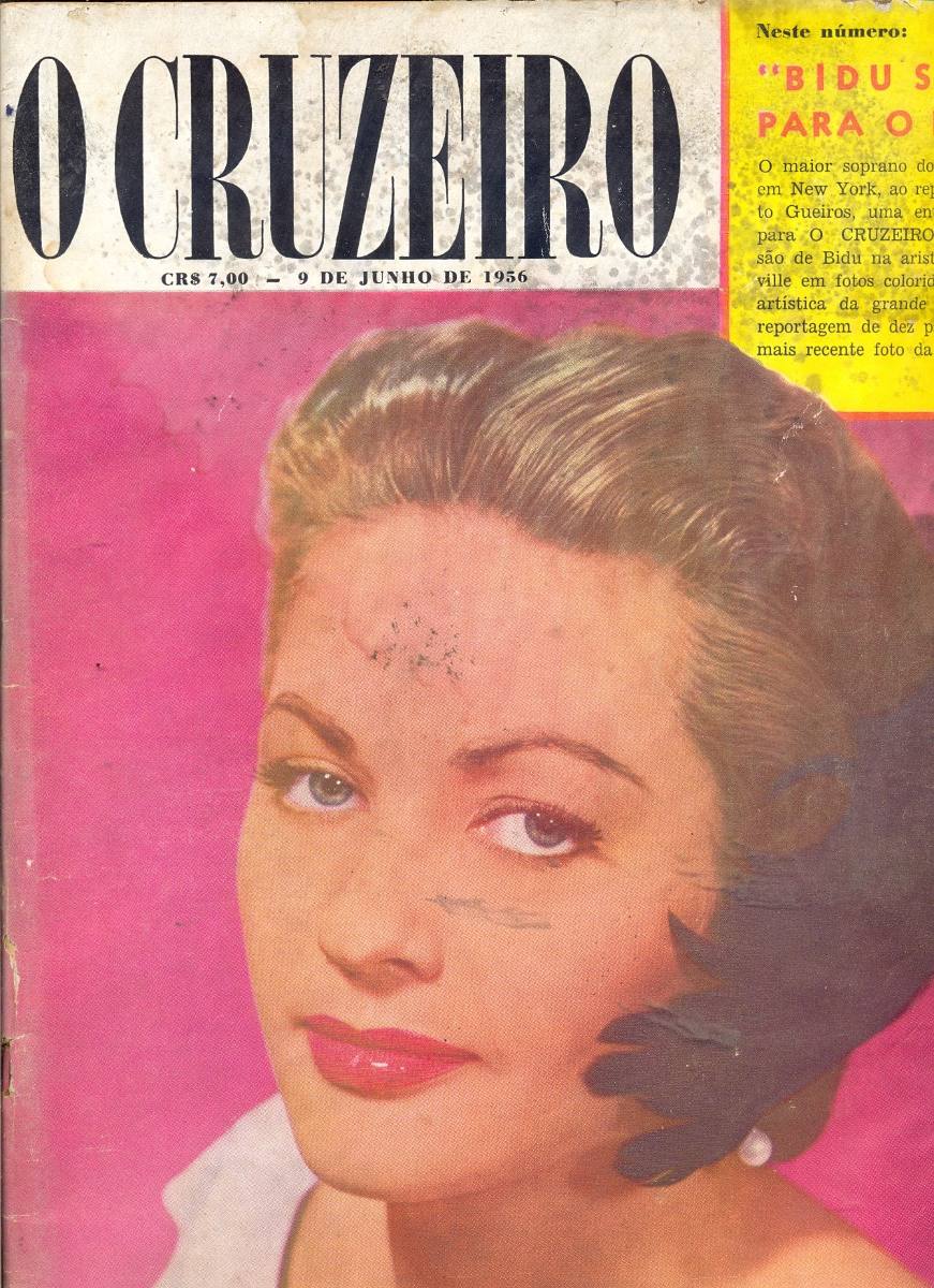O CRUZEIRO magazine side cover 9 June 1956