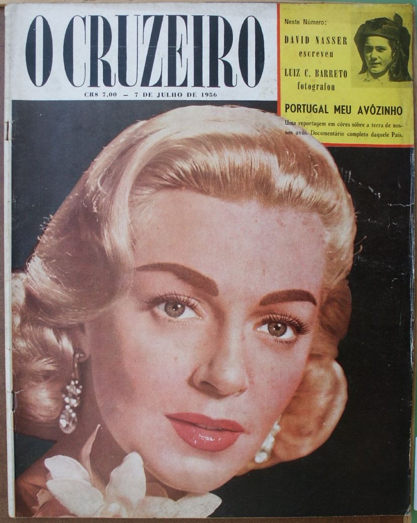O CRUZEIRO magazine side cover 7 July 1956