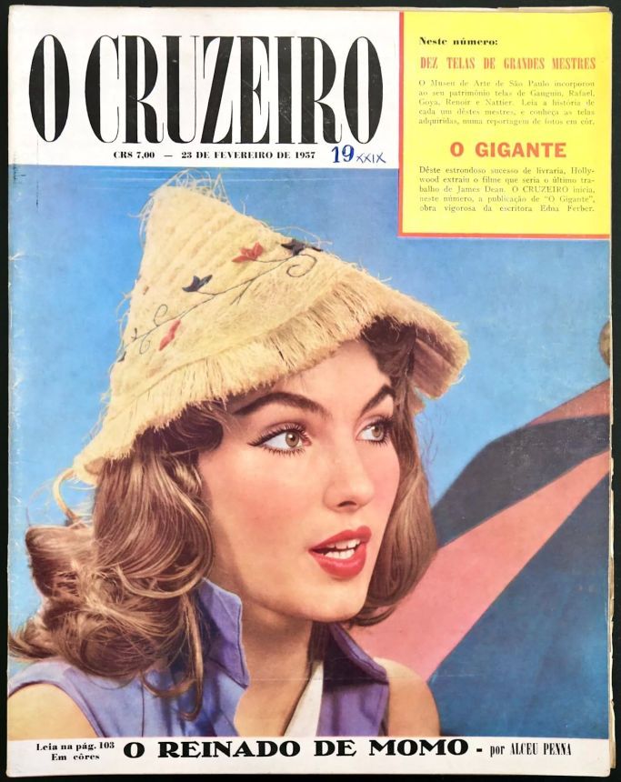 O CRUZEIRO magazine side cover 23 February 1957