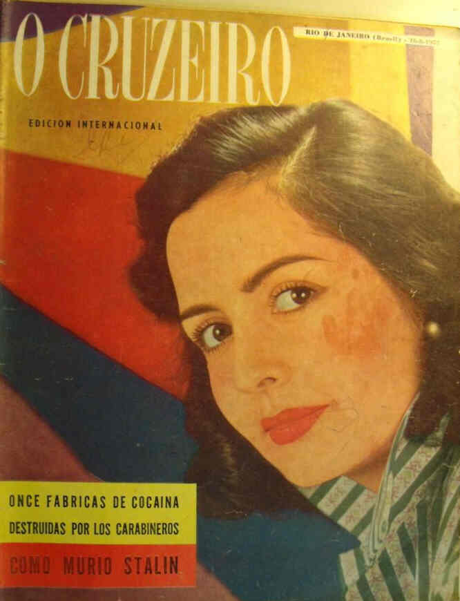 O CRUZEIRO magazine side cover 16 August 1957