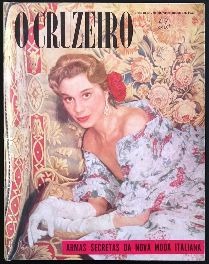 O CRUZEIRO magazine side cover 21 September 1957