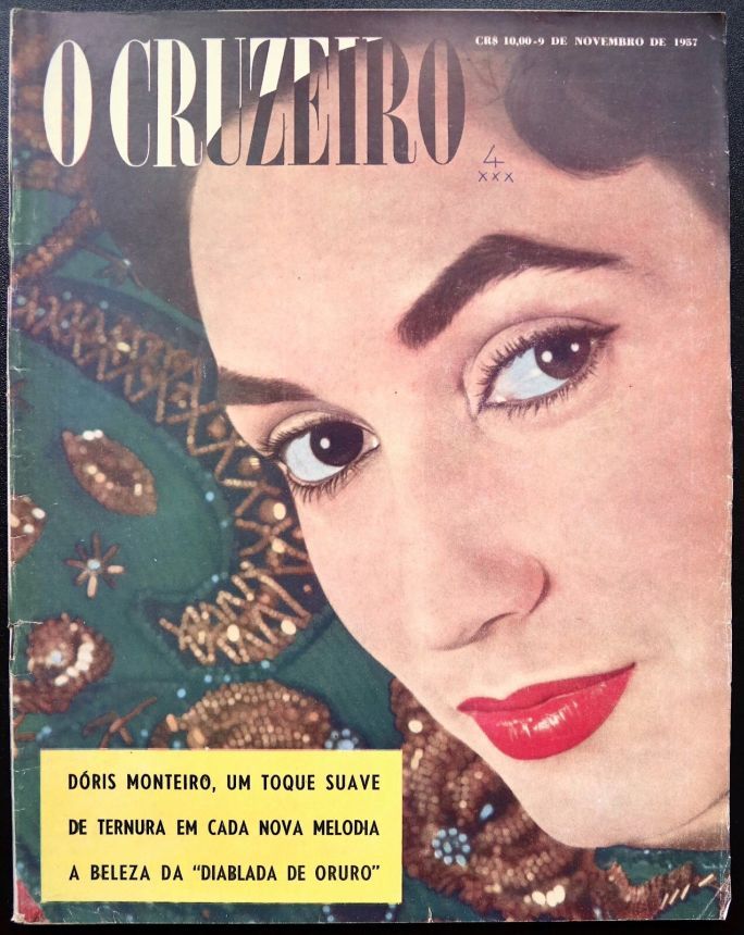 O CRUZEIRO magazine side cover 9 November 1957