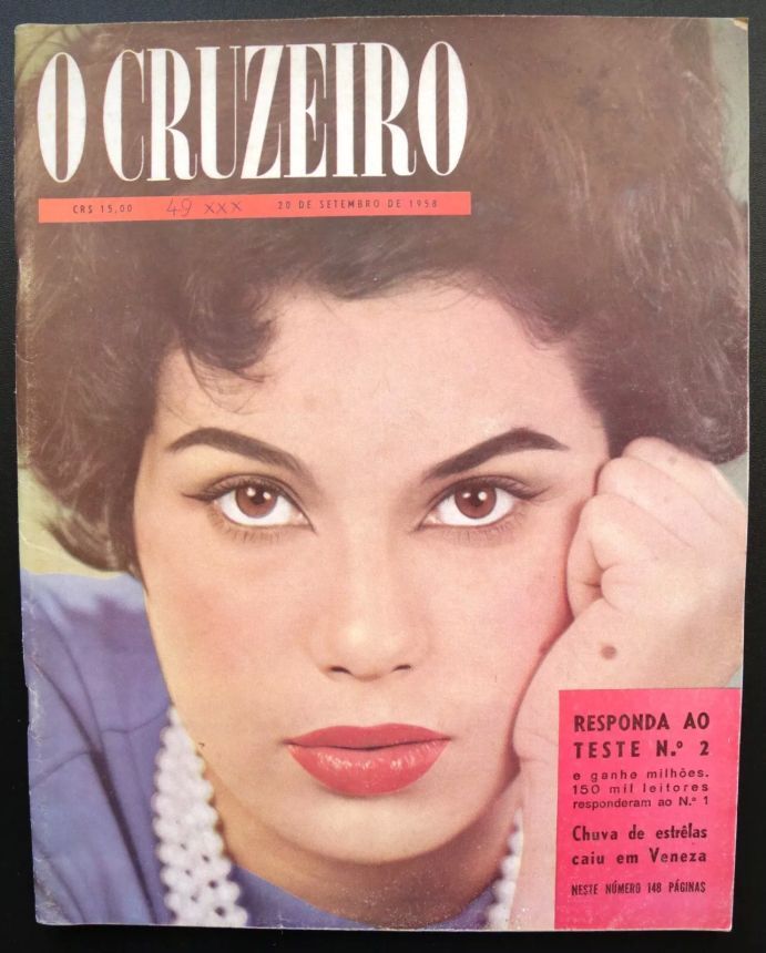 O CRUZEIRO magazine side cover 20 September 1958