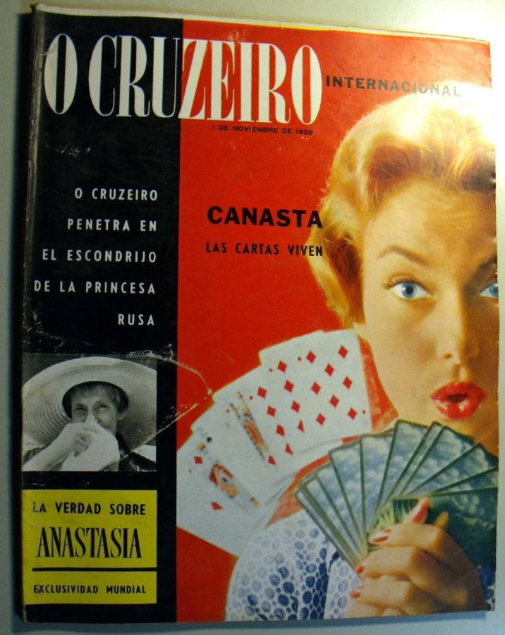O CRUZEIRO magazine side cover 1 November 1958