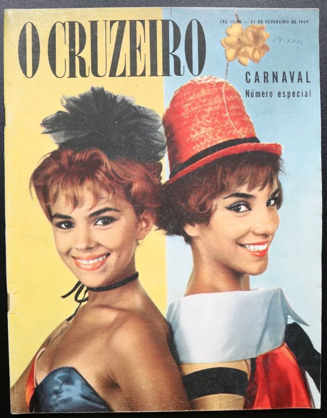 O CRUZEIRO magazine side cover 21 February 1959