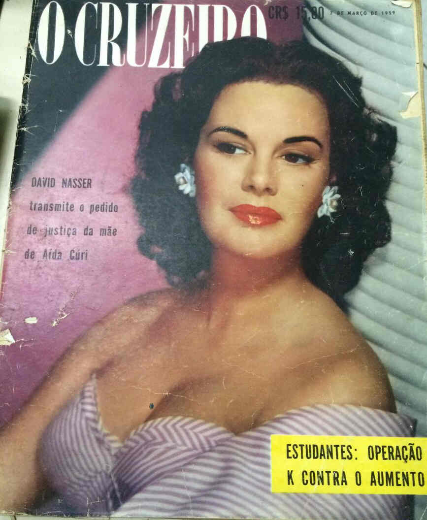 O CRUZEIRO magazine side cover 7 March 1959