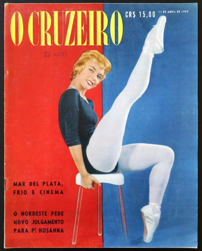 O CRUZEIRO magazine side cover 11 April 1959