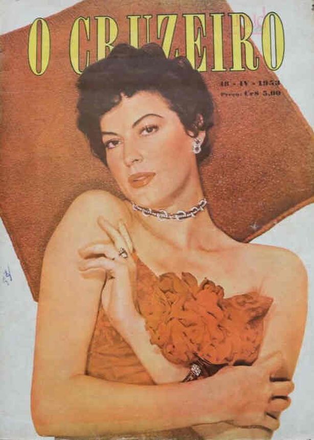 O CRUZEIRO magazine side cover 18 April 1959