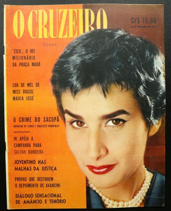O CRUZEIRO magazine side cover 26 September 1959