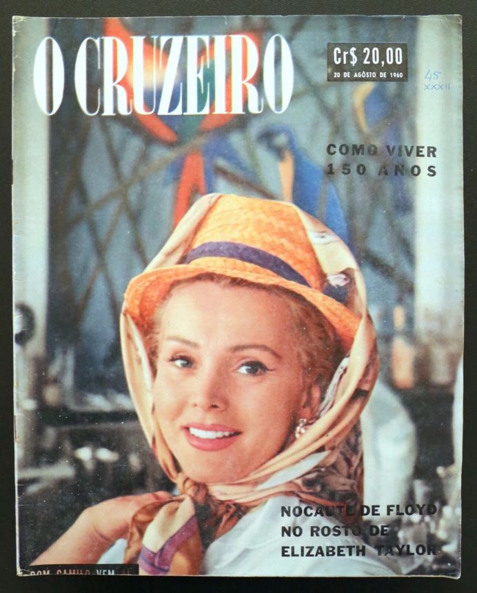 O CRUZEIRO magazine side cover 20 August 1960