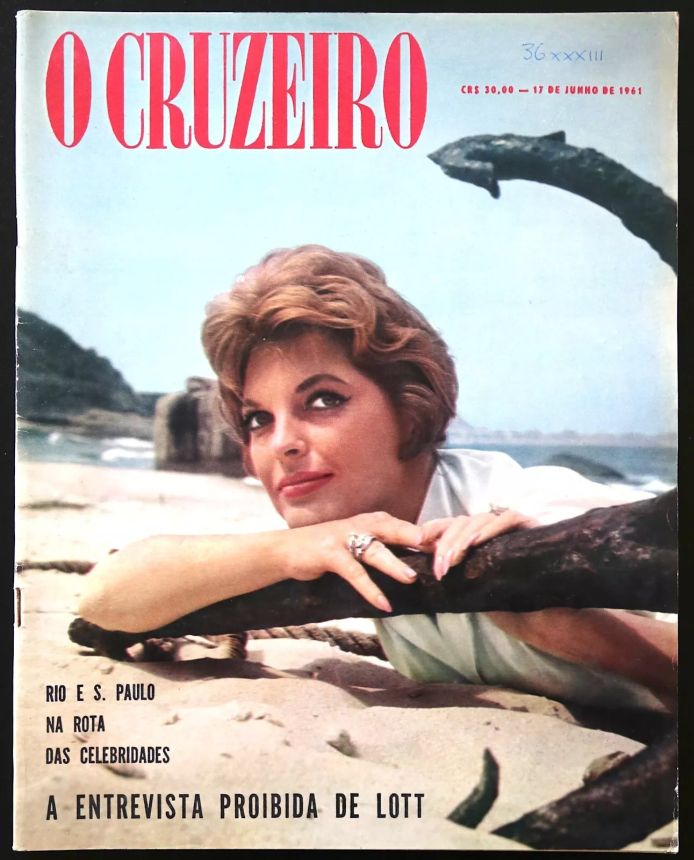 O CRUZEIRO magazine side cover 17 June 1961