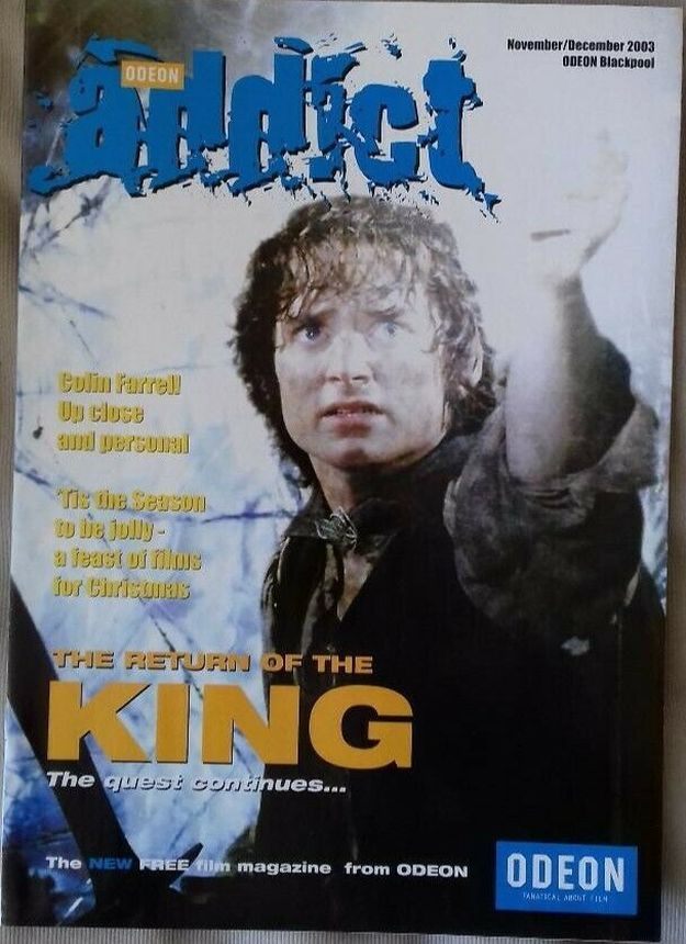 ODEON ADDICT magazine side cover  November/December 2003