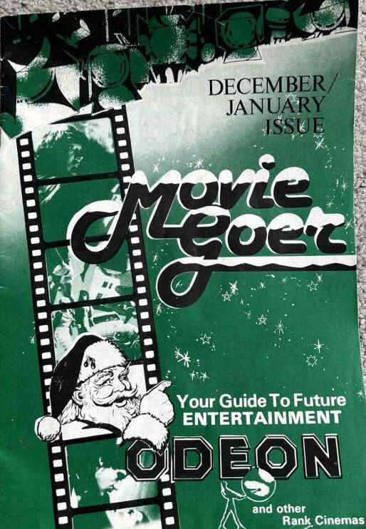 ODEON BURTON-ON-TRENT magazine side cover  December 1986/ January 1987 