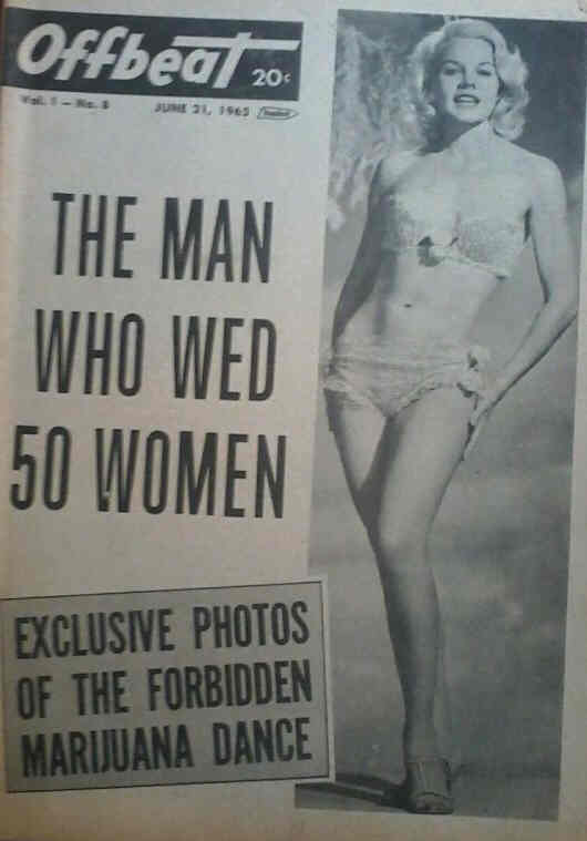 OFFBEAT magazine side cover 21 June 1965