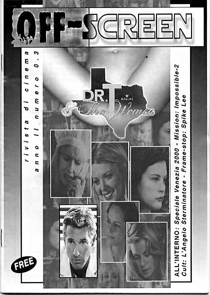 OFF-SCREEN magazine side cover Issue 5  2000