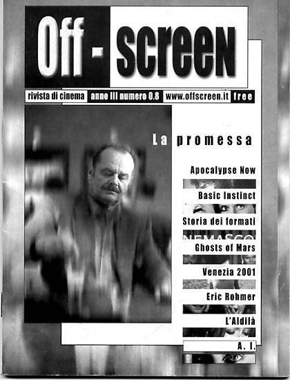 OFF-SCREEN magazine side cover Issue 7  2001
