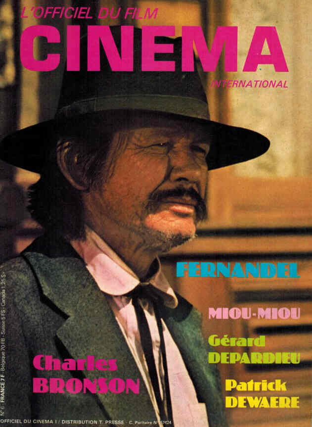 OFFICIEL DU FILM CINEMA INTERNATIONAL magazine side cover Issue 6  1976