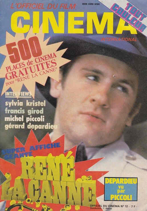 OFFICIEL DU FILM CINEMA INTERNATIONAL magazine side cover Issue 12  1976