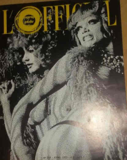 OFFICIEL magazine side cover Issue 204  April 1972