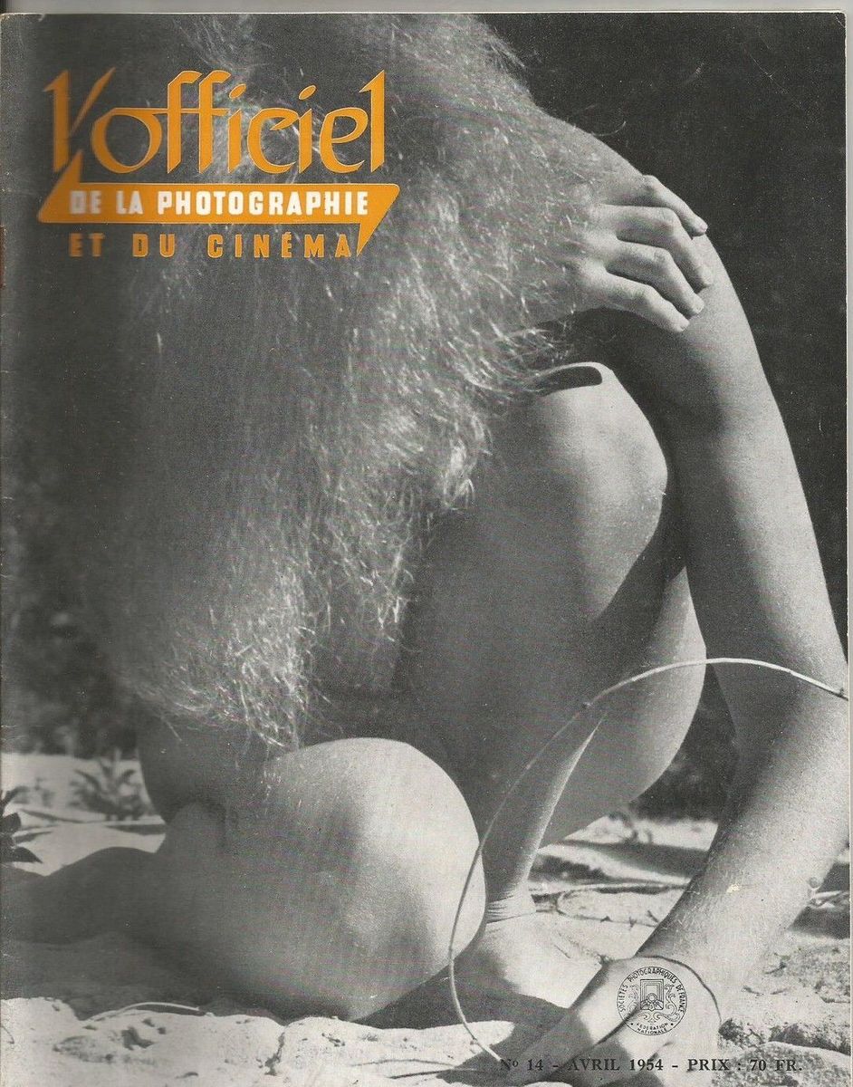 OFFICIEL magazine side cover Issue 14 April 1954
