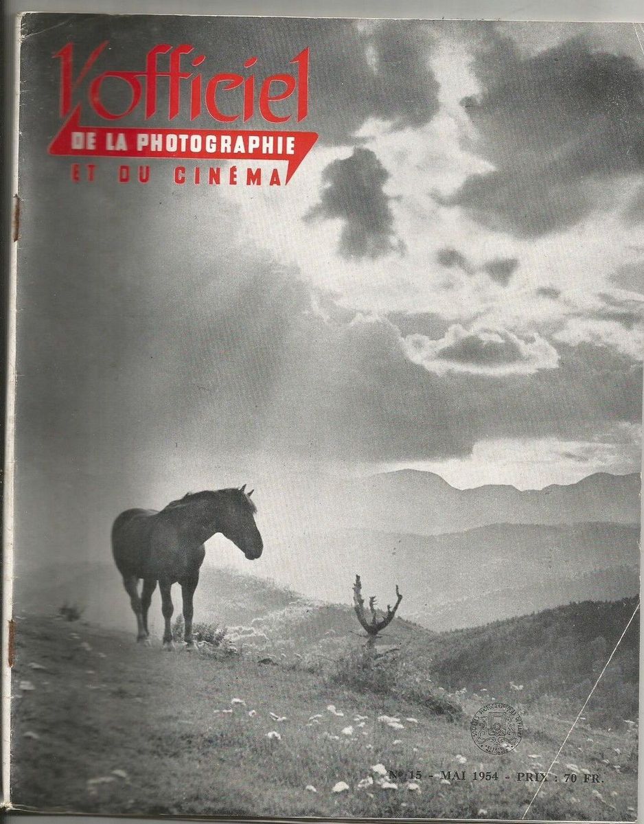 OFFICIEL magazine side cover Issue 15 May 1954