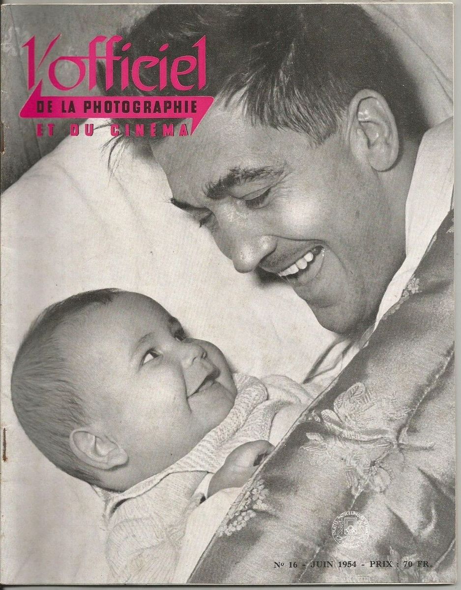 OFFICIEL magazine side cover Issue 16 June 1954