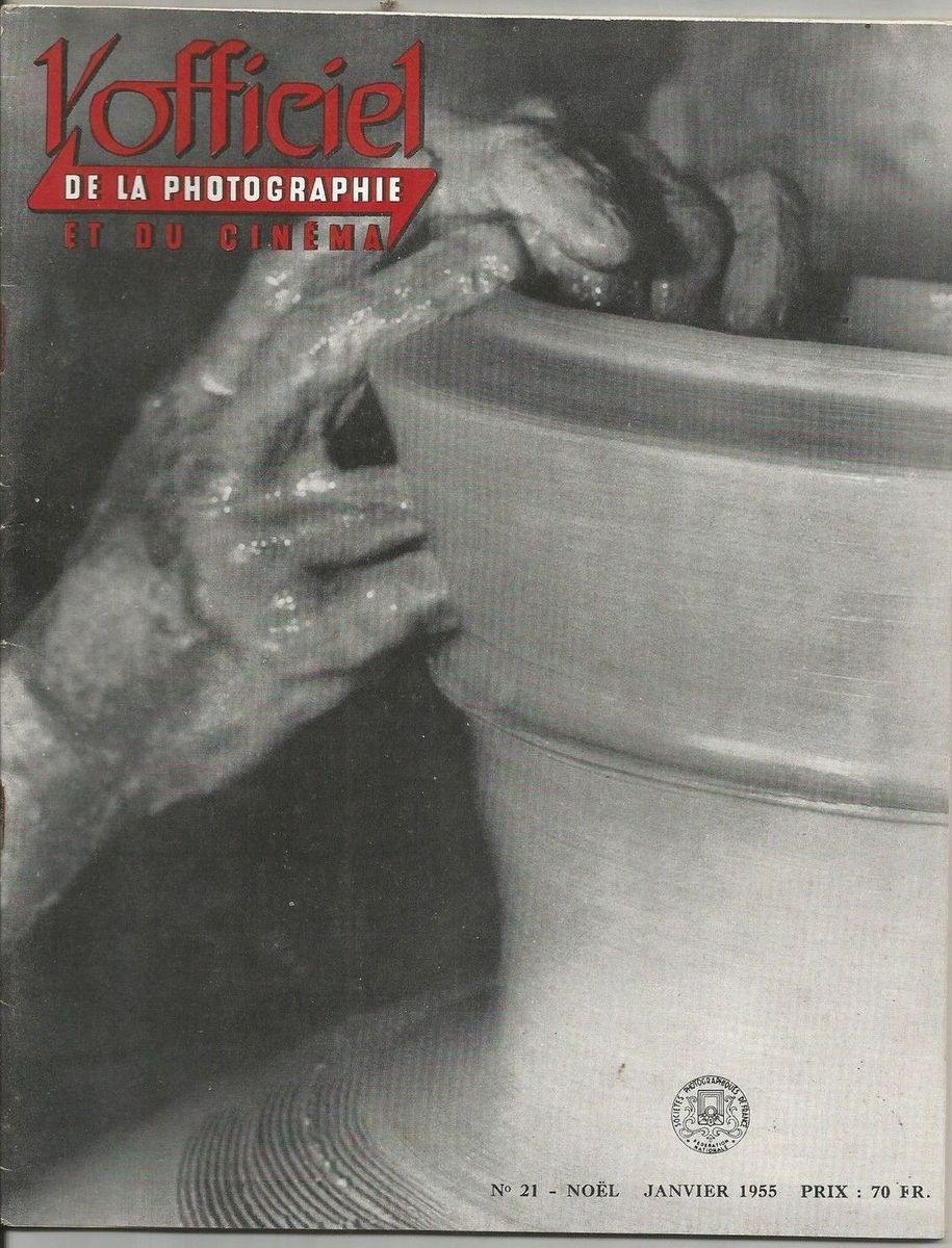 OFFICIEL magazine side cover Issue 21 January 1955