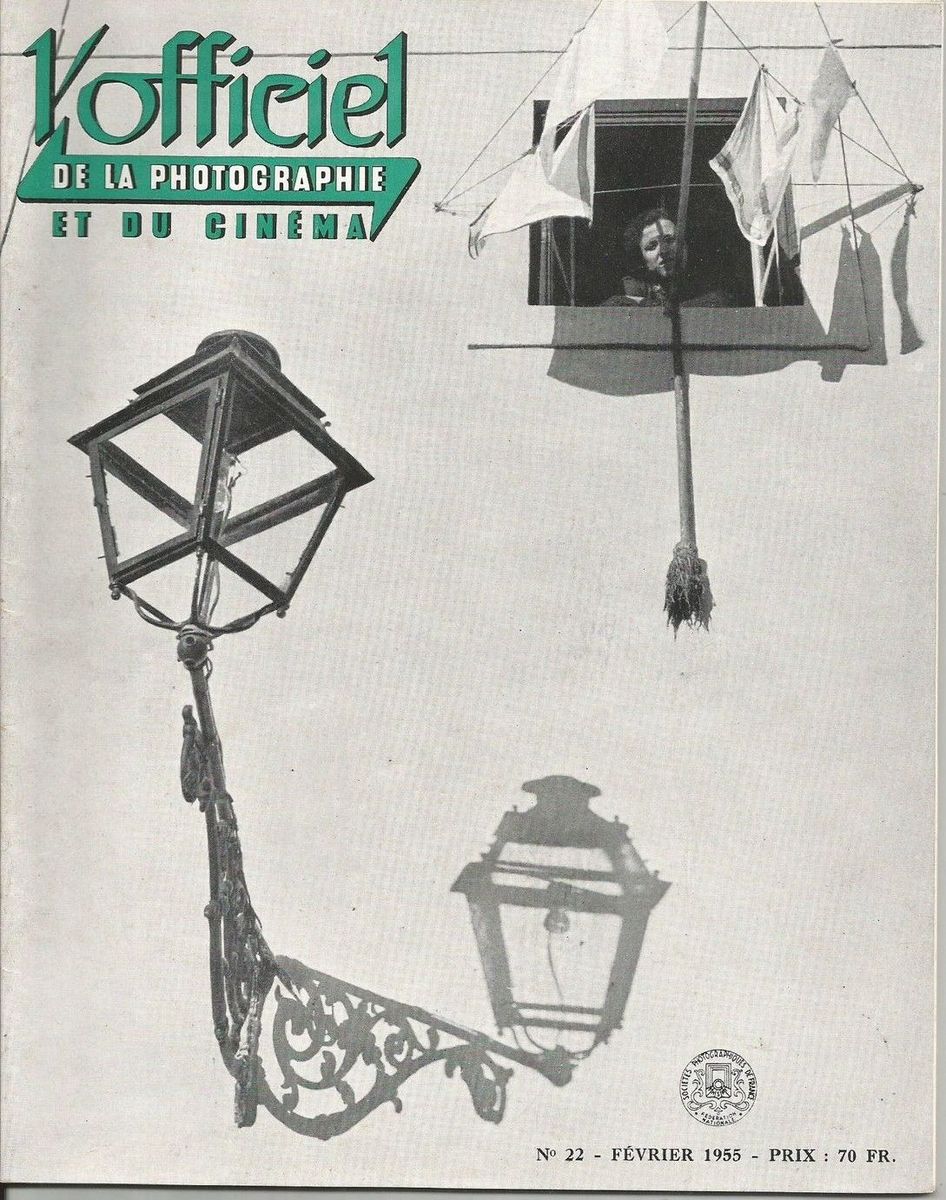 OFFICIEL magazine side cover Issue 22 February 1955