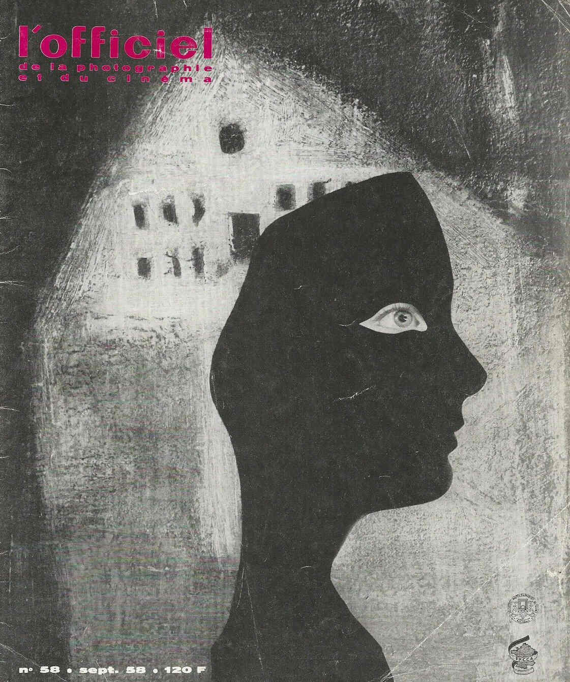OFFICIEL magazine side cover Issue 58 September 1958