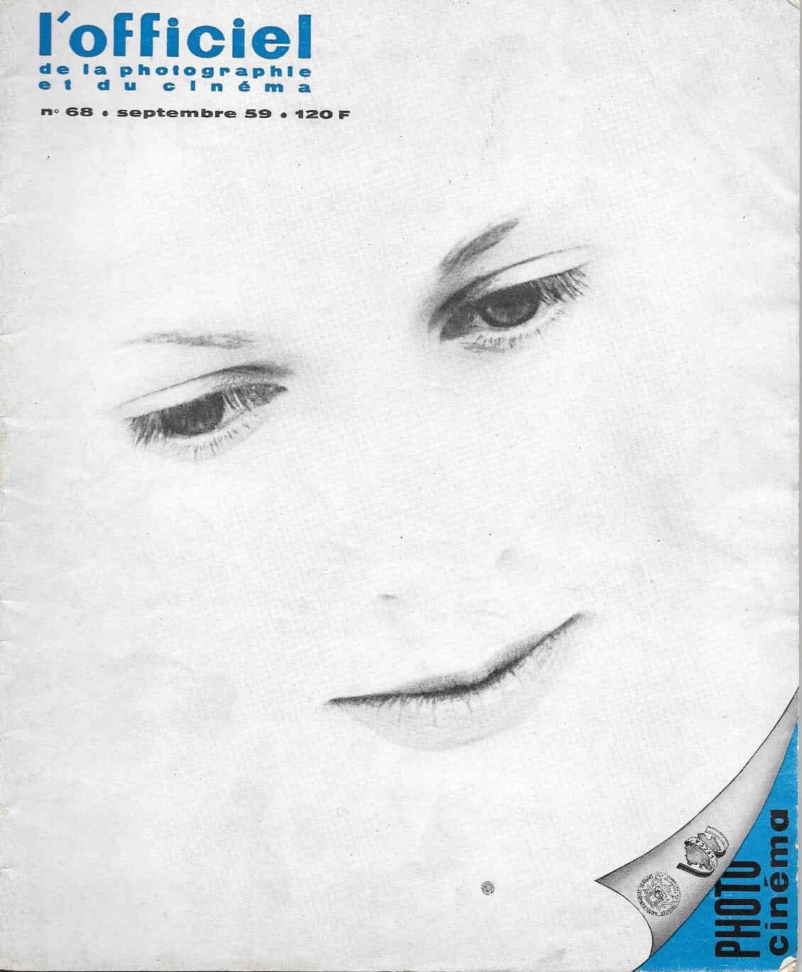 OFFICIEL magazine side cover Issue 68 September 1959