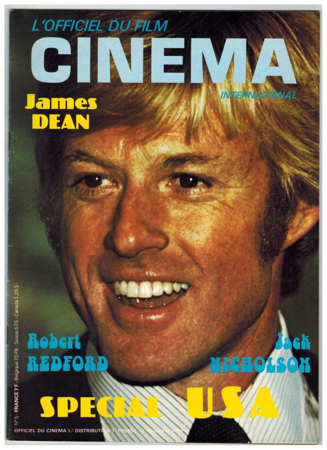 OFFICIEL DU FILM CINEMA INTERNATIONAL magazine side cover Issue 5   1976