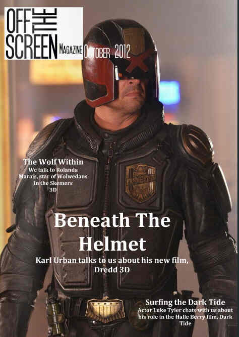 OFF THE SCREEN MAGAZINE magazine side cover October 2012