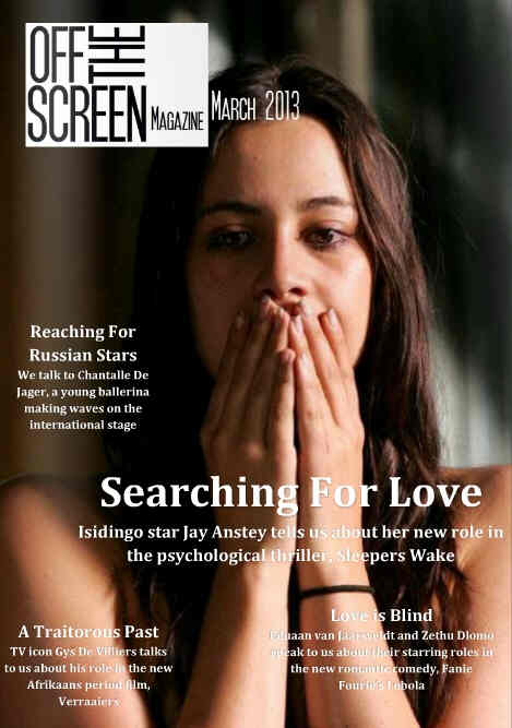 OFF THE SCREEN MAGAZINE magazine side cover March 2013
