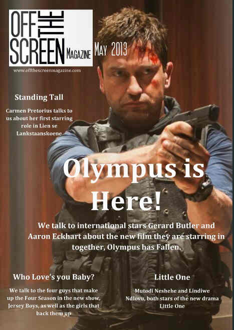 OFF THE SCREEN MAGAZINE magazine side cover May 2013