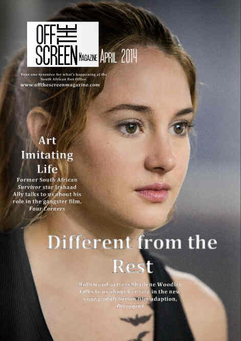 OFF THE SCREEN MAGAZINE magazine side cover April 2014