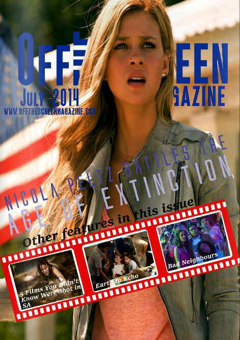 OFF THE SCREEN MAGAZINE magazine side cover July 2014