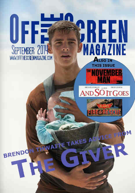 OFF THE SCREEN MAGAZINE magazine side cover September 2014