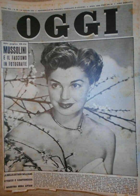 OGGI magazine side cover Issue 29 19 July 1951