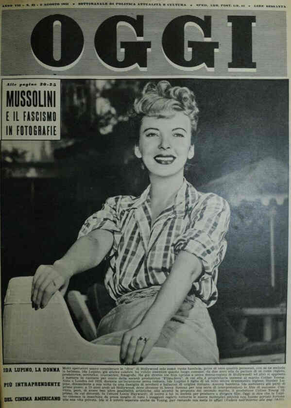 OGGI magazine side cover Issue 31 2 August 1951