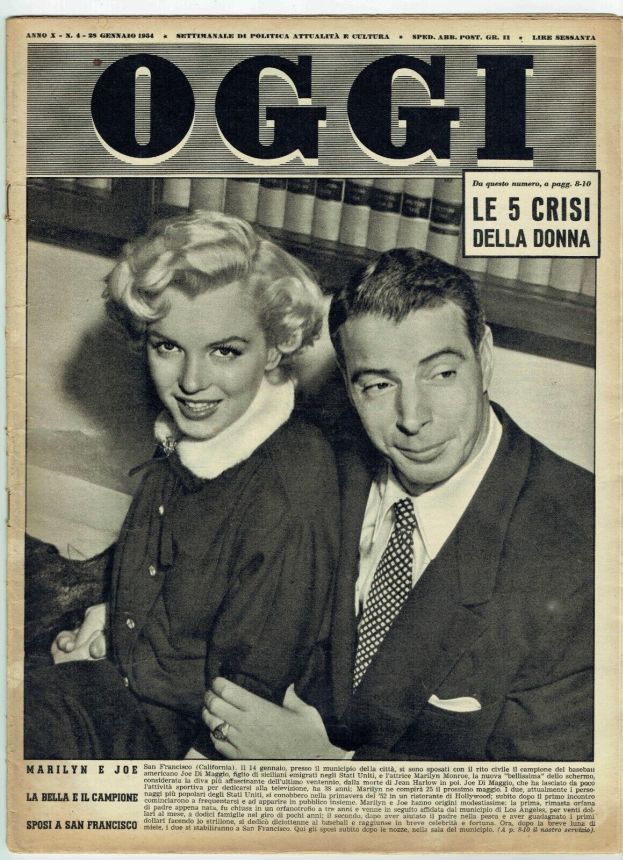 OGGI magazine side cover Issue 4 28 January 1954