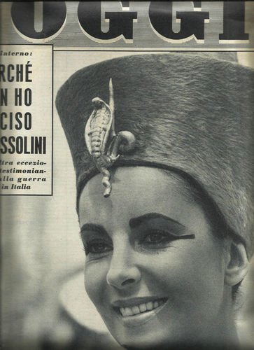 OGGI magazine side cover Issue 26 28 June 1962