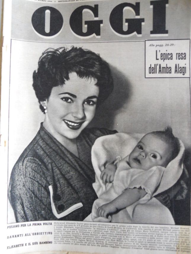 OGGI magazine side cover Issue 12 19 March 1953
