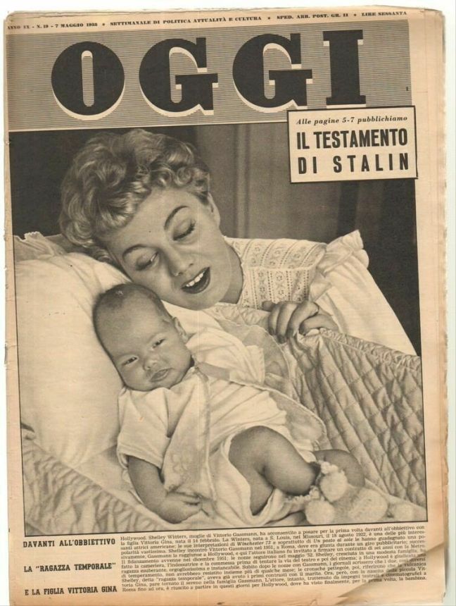 OGGI magazine side cover Issue 19 7 May 1953