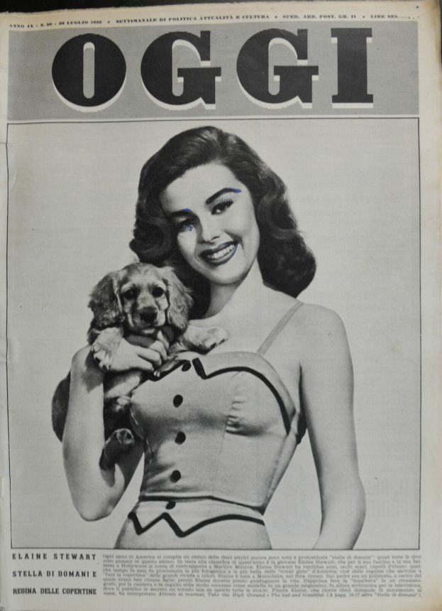 OGGI magazine side cover Issue 30 23 July 1953