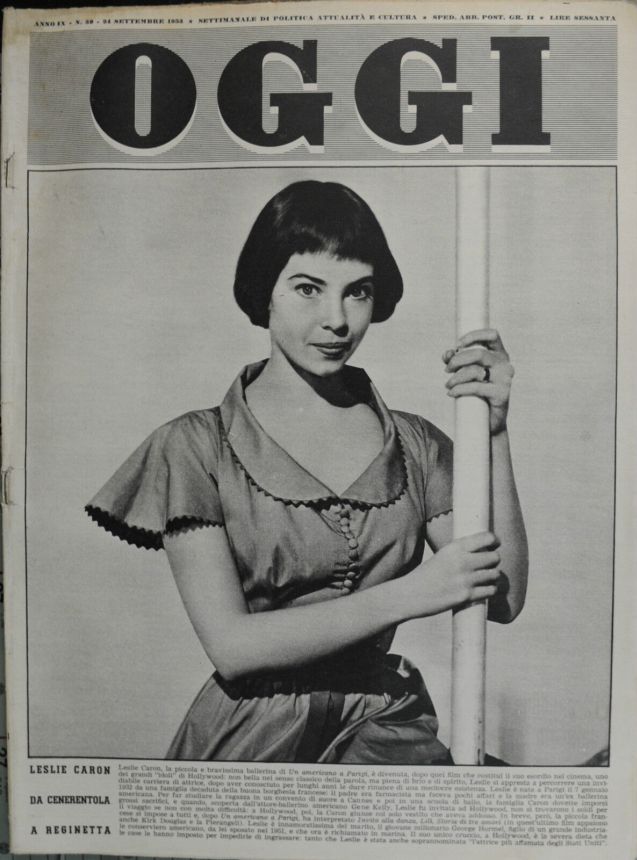 OGGI magazine side cover Issue 39 24 September 1953