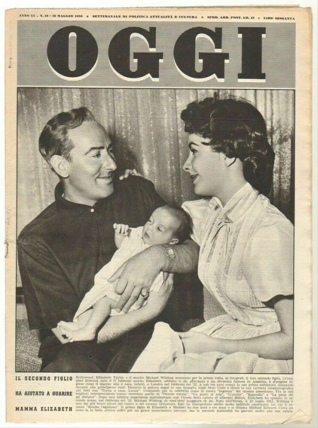 OGGI magazine side cover Issue 19 12 May 1955