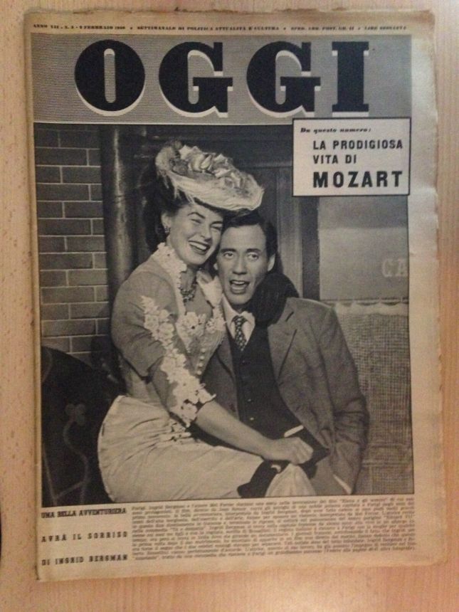 OGGI magazine side cover Issue 5 2 February 1956